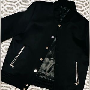 100% Authentic Black Balmain Peacoat
